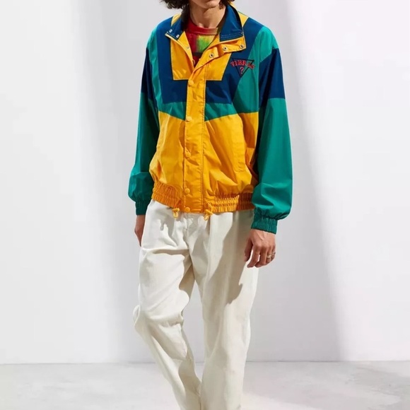 Guess X J Balvin Vibras Retro Windbreaker Jacket men clothes（size small） - Picture 4 of 6